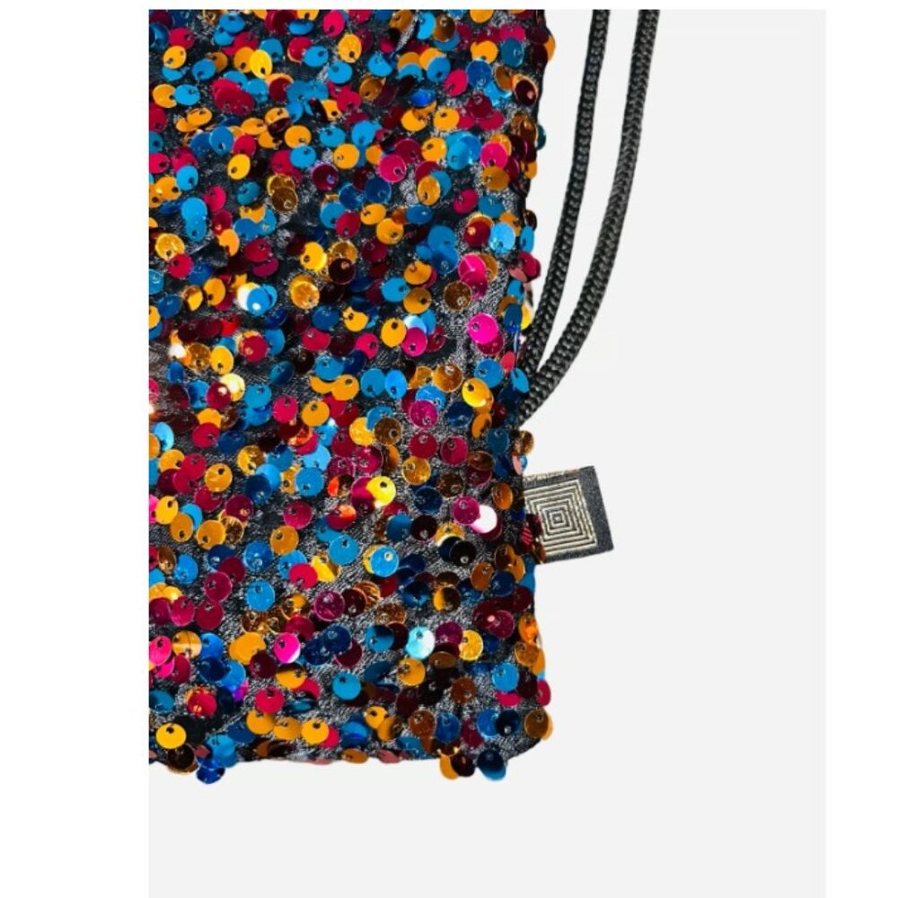 Lularoe Sequin Drawstring Bag Backpack - image 4